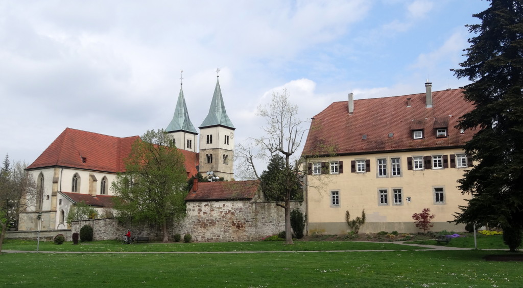 Von Murrhardt sehen wir als erstes die Klosteranlage 