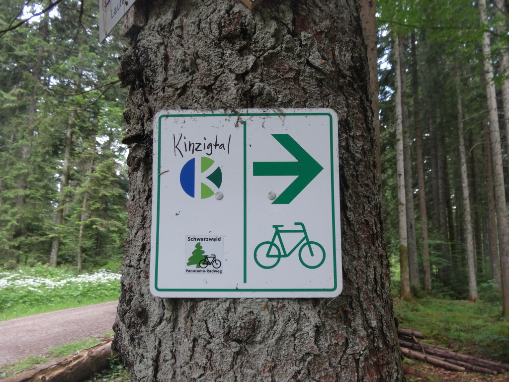 Bestens ausgeschildert: Schwarzwald Panorama-Radweg und Kinzigtal-Radweg