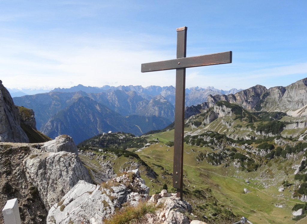 Blick vom Rofan (Haidachstellwand) ins Karwendel